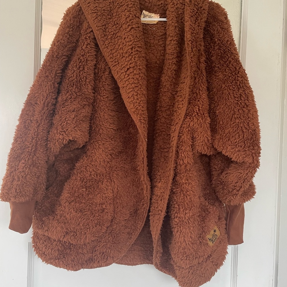 Cozy Brown Teddy Jacket